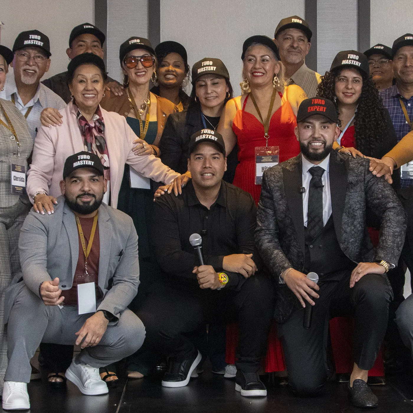 La comunidad del Movimiento 3% en un evento presencial
